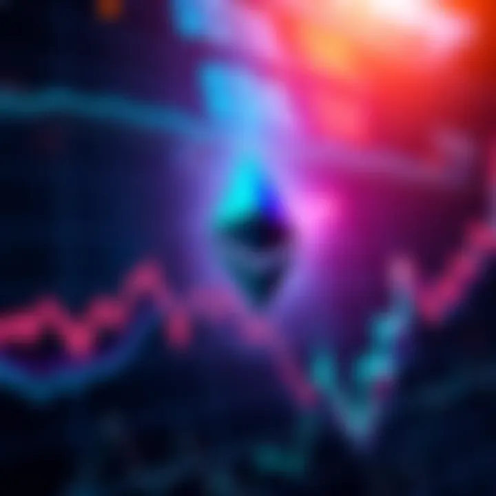 Graph showing Ethereum price rising past $4,500 with excitement around crypto trading
