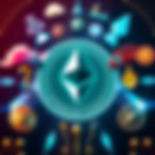 A visual representation of Ethereum Classic's logo surrounded by symbols of governance and autonomy, showcasing the concept of sovereignty in blockchain.