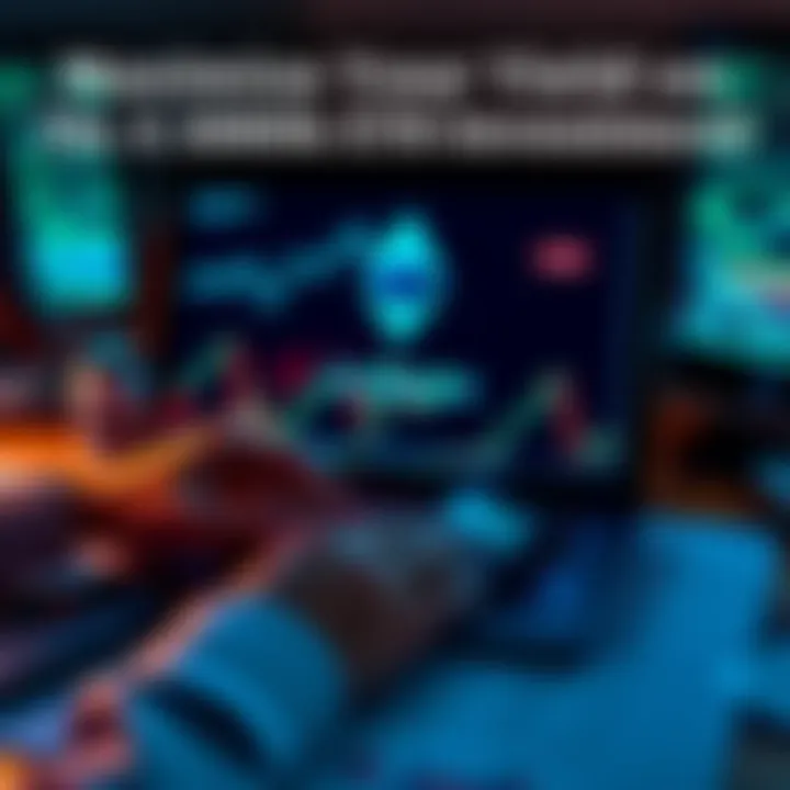 A person analyzing Ethereum charts on a laptop with calculator and charts on a desk