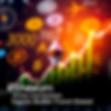 Ethereum Price Recovery Graph showing the upward trend of Ethereum prices towards 3000, with a background of digital currency symbols