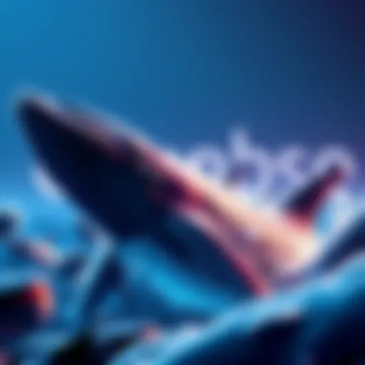 A graphic showing Ethereum whales surfacing in a rising market with Coinbase logo in the background.