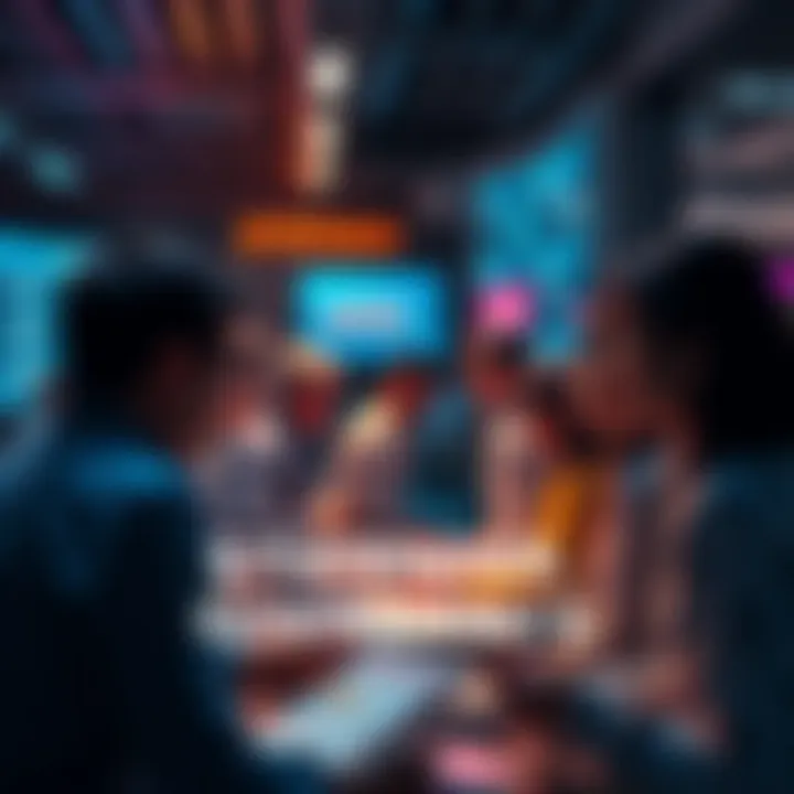 Community members participating in the EthTrader Governance Week 13 polls, with voting icons and discussions visible.