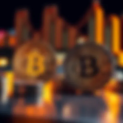 A visual comparison of FBTC in an IRA and BTC in a cold wallet, showing tax benefits and control aspects.