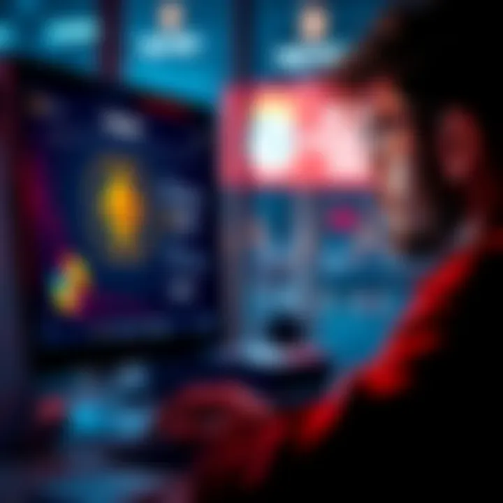 A person looking at a computer screen displaying Monero cryptocurrency information, showing challenges in purchasing. They appear focused and thoughtful.