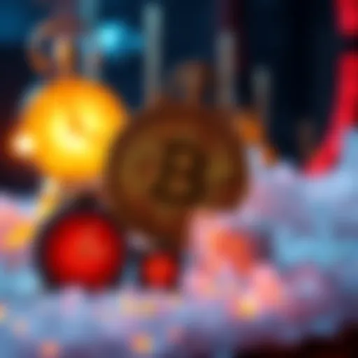 A visual representation of Bitcoin being frozen on a digital exchange with a clock symbolizing time passing, showing frustration.