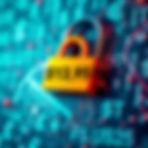 A representation of digital currency symbols with a lock, showing $13,951 USDT frozen in NC Wallet due to a security check.