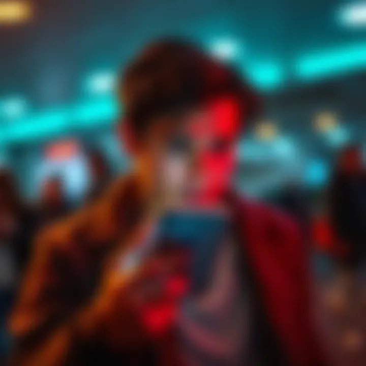 A person looking frustrated while trying to access their account on a phone, showing difficulty with SMS verification.
