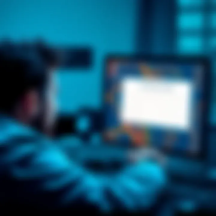 A person looking frustrated at a computer screen showing a verification loop message