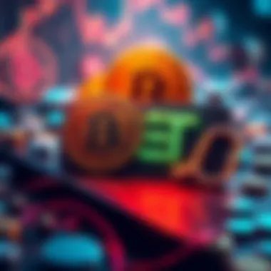 Graphic showing BTC and USDT symbols with a representation of a wallet indicating funds being locked or stuck