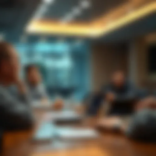 Vitalik Buterin discussing the proposal for increasing the L1 gas limit with stakeholders in a meeting setting