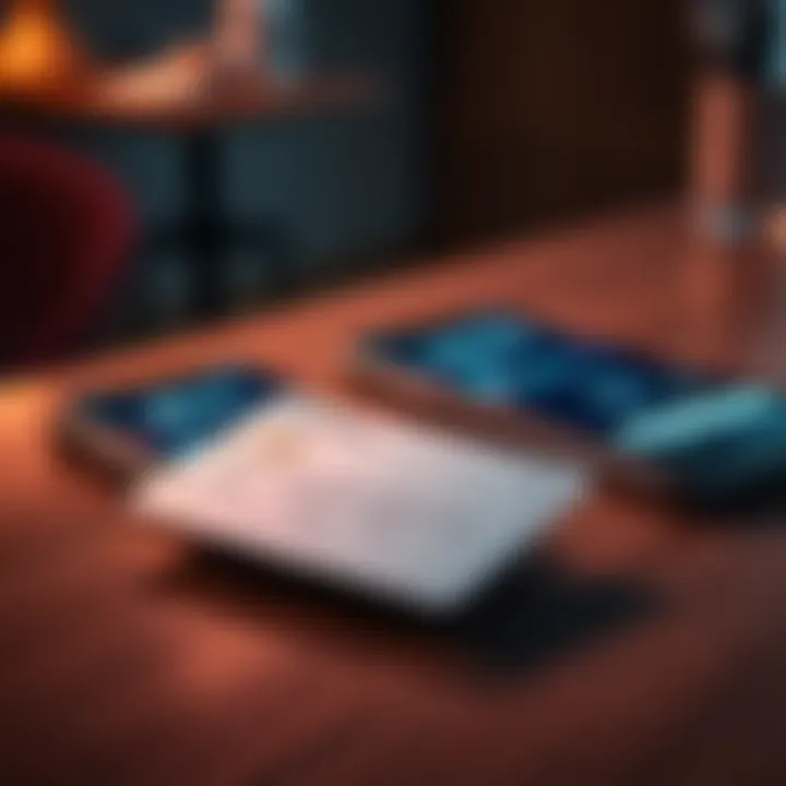 A Gemini Card placed on a wooden table next to a smartphone displaying transaction issues