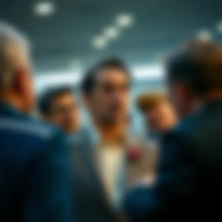 A gentleman looks thoughtful while his friends engage in conversation, showing signs of being unappreciated.