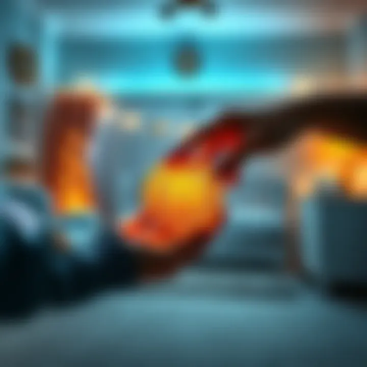 Gifting Bitcoin to a Newborn A parent handing over a Bitcoin symbol to a newborn in a cozy nursery