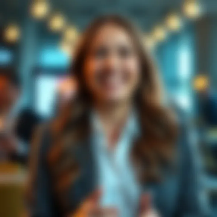 Hailey Welch smiling, symbolizing relief after SEC drops charges