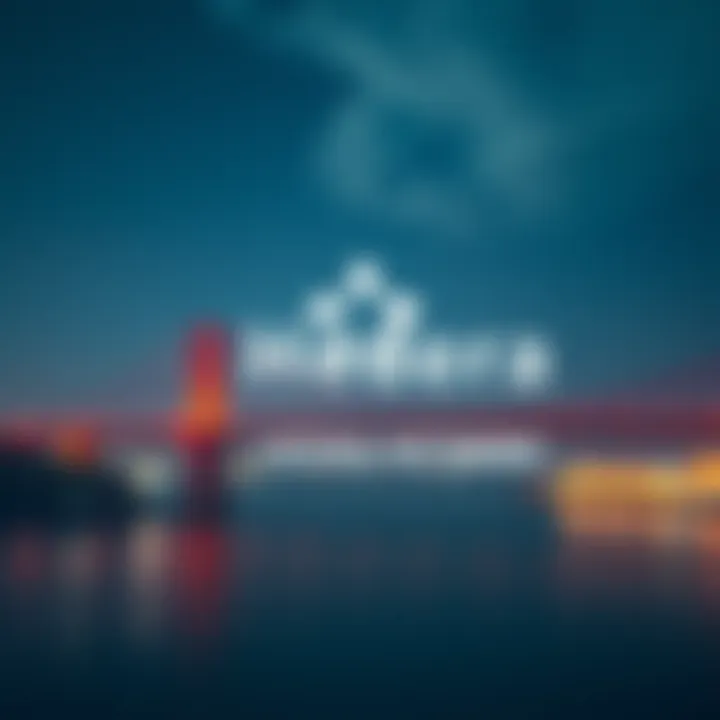 A graphic showing the Hedera logo alongside a bridge symbolizing connection between crypto purists and practicalists.