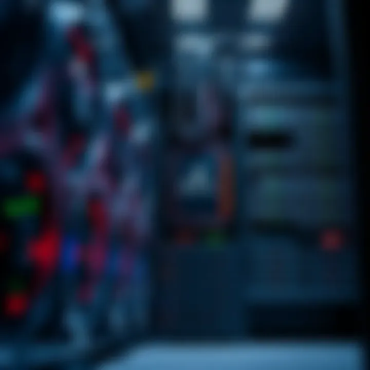 A high-performance server rack showcasing AMD EPYC CPU, large RAM, and storage drives, suitable for Solana RPC node.