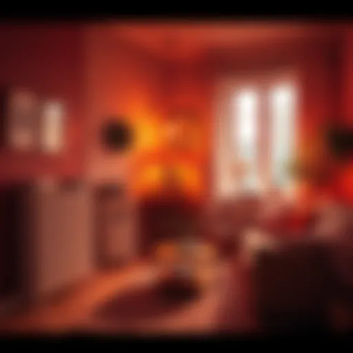 A cozy living room with a radiator and thermal technology, showcasing how homeowners can earn money while keeping warm.