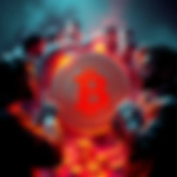 Graphic showing KAS coin with a price tag of $1 surrounded by skeptical investors
