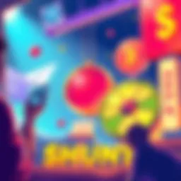 Illustration showing instant tipping on Telegram, a lottery drawing, and a daily spin for community engagement.