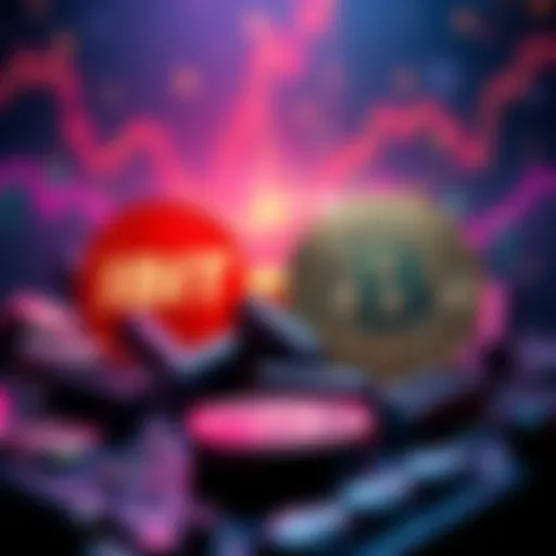 A comparison graphic showing IBIT Verse and Bitcoin side by side, highlighting investment potential and community opinions.