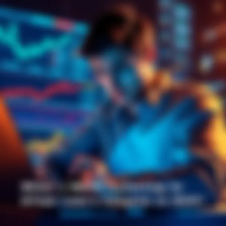 Investment Opportunities in 2025 A person analyzing investment charts and financial data on a laptop with a concerned expression, symbolizing the search for safe investments after market turmoil.