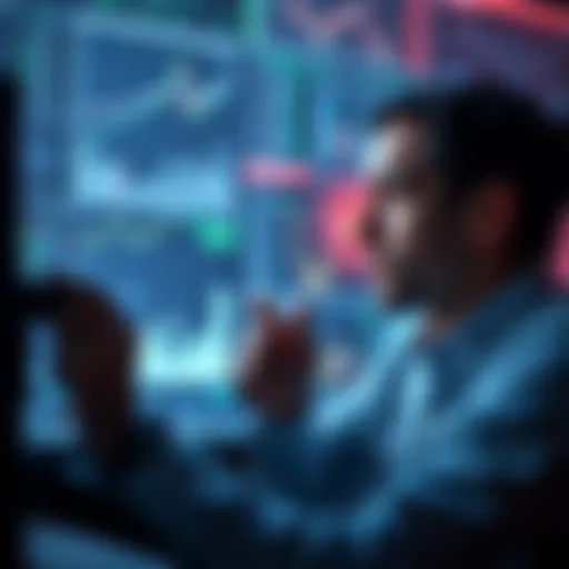 A person looking at financial charts and graphs while contemplating an investment in Hsuite