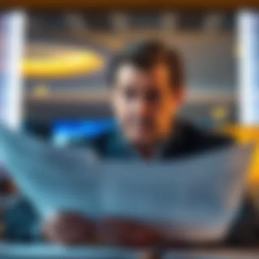 James Wynn looks concerned while reviewing financial documents with a worried expression.