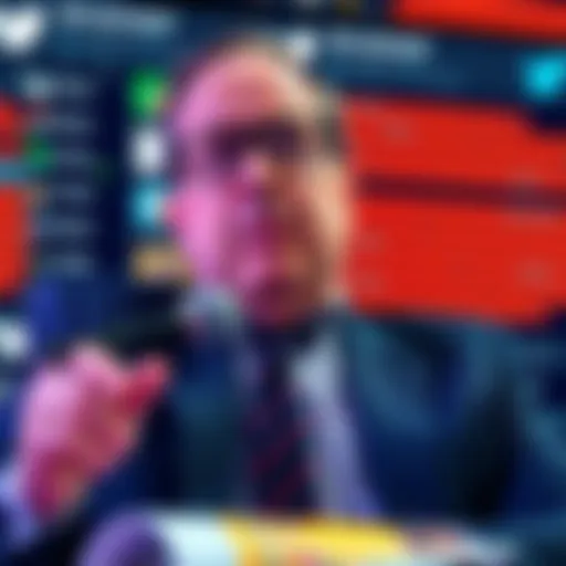 Jim Cramer shares a controversial tweet contrasting cryptocurrency with cockroaches, with Twitter feed in the background.