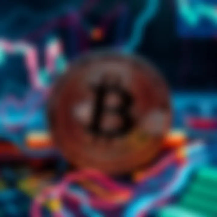 A visual representation of Bitcoin with JPMorgan branding, symbolizing loans against cryptocurrency without selling assets.