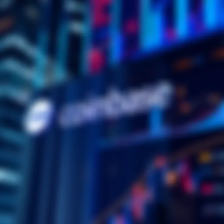 JPMorgan Upgrades Coinbase Stock Visual representation of JPMorgan's upgraded rating for Coinbase, highlighting stock growth and potential token launch effects