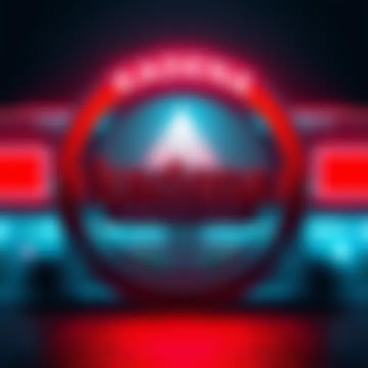 Kadena service shutdown announcement Kadena logo with a warning sign indicating service halt due to market issues