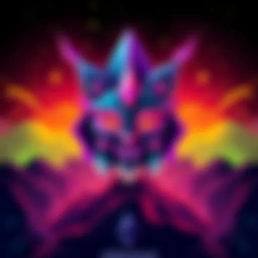 A vibrant illustration of the Kendu Inu cryptocurrency logo with a strong Ethereum background, symbolizing growth and community engagement.