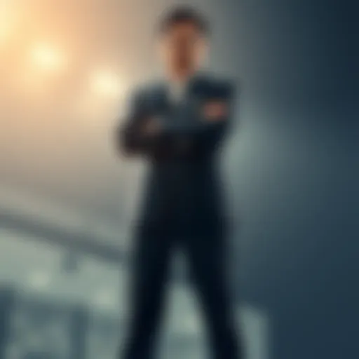 KOQ confidently standing with arms crossed, showing determination and readiness for leadership.
