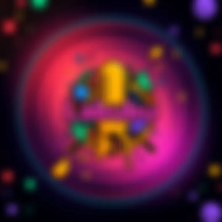 Colorful logo of Labubu Token with a playful and chaotic design reflecting the spirit of a memecoin