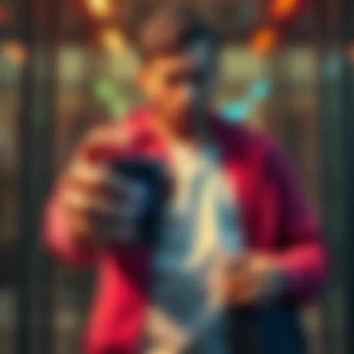 A person stands holding a Ledger cryptocurrency storage device, looking concerned about security issues.