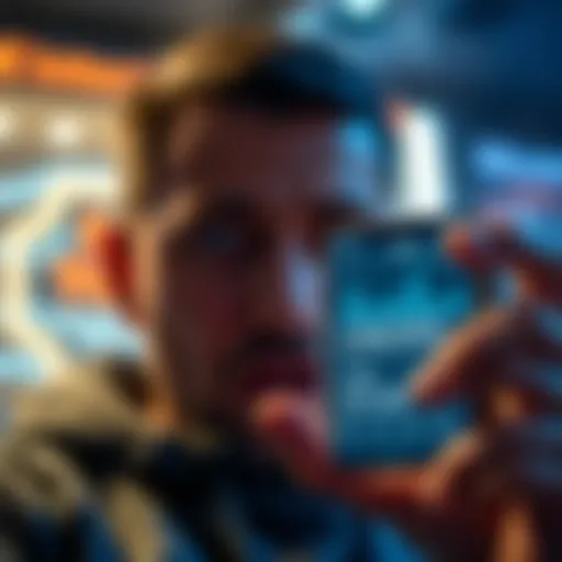 Close-up of a Ledger wallet showing two unfamiliar transactions and a shocked user looking at the screen