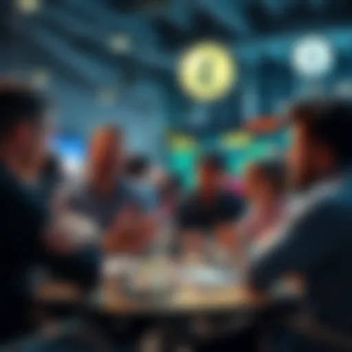 People discussing Litecoin trading strategies in a community forum