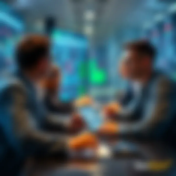 Participants sharing trading insights on Litecoin markets in an online forum