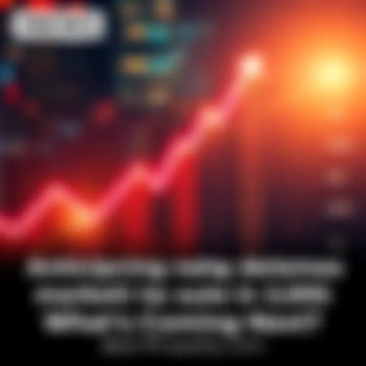 A graph showing a sharp upward trend, symbolizing an increase in market value towards 3.00