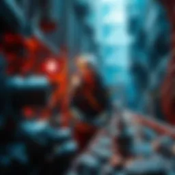 A miner working in a modern mining facility, showing equipment and minerals being extracted.