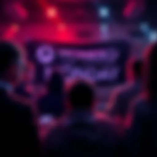 A group of people engaged in a discussion about Monero, with a banner for Ask Anything Monday in the background.