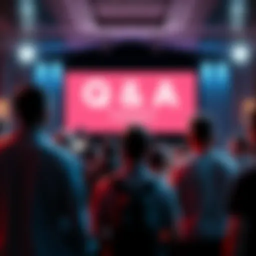 People engage in a question and answer session about Monero cryptocurrency during the MAAM event.