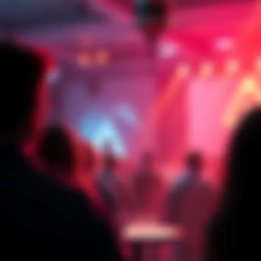 People gathered at a Monero community event asking questions about cryptocurrency