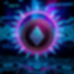 A digital representation of Monero cryptocurrency symbol on a backdrop of a privacy-themed graphic, symbolizing financial freedom from surveillance.