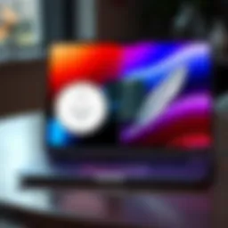 A side-by-side comparison of Monero GUI wallet and Feather Wallet on a laptop screen, highlighting their interfaces and performance features.