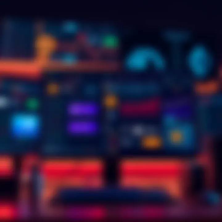 A computer screen displaying various platforms for trading Monero with user-friendly interface elements.
