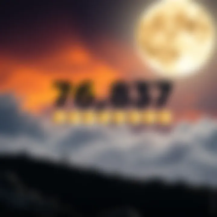 Graphic showing 76,837 Moons burned, highlighting community engagement and upcoming events.