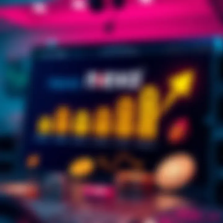 Nexo Yield Adjustments A graphic showing Nexo's yield strategies with arrows indicating changes, alongside cryptocurrency symbols.