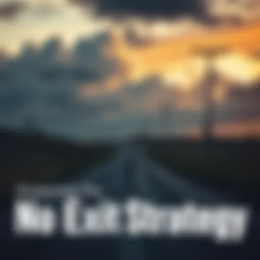 A person standing at a fork in the road looking confused, symbolizing difficult choices without a clear exit strategy.