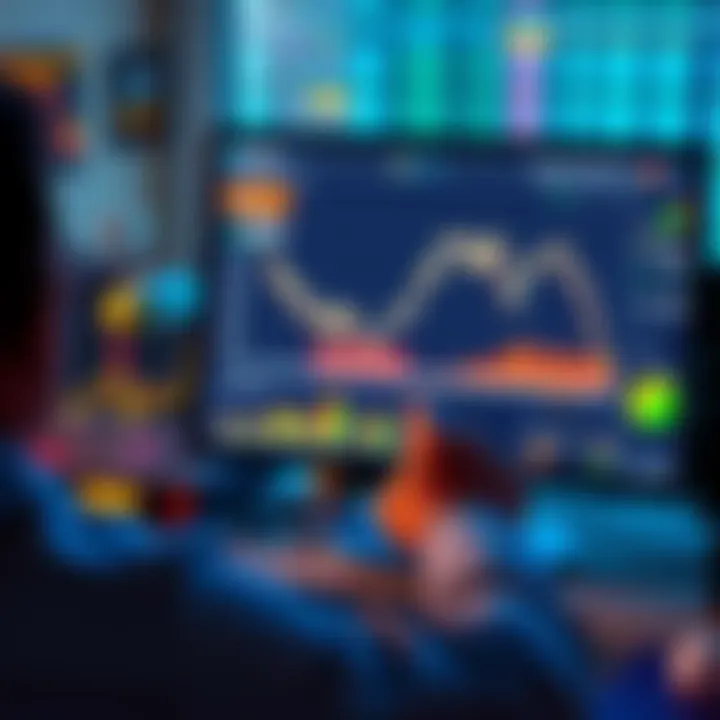 A person looking at a computer screen with graphs showing declining algo payouts, expressing concern about reduced earnings from running a node.